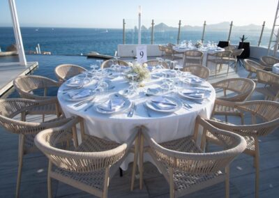 Sunset Monalisa Wedding Decor - Tables